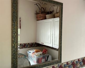 Large wall mirror. 