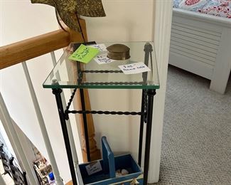 Find great accent pieces on this accent table;fish and tackle. 