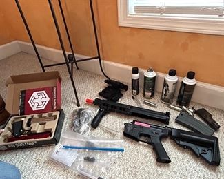 Airsoft supplies. 