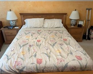 Queen bedroom suite with linens available. 