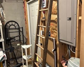 Antique 8 ft ladder