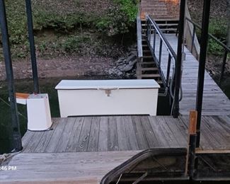 Two storage dock containers 