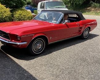 1967 Ford Mustang Convertible, Straight 6 Cyl., Auto Trans. w/ Power Steering