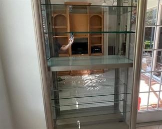 06 Seven Tier Glass China Cabinet