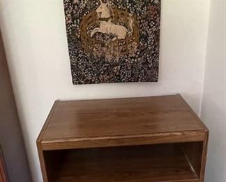 Bookshelf Medieval Unicorn Tapestry The Unicorn