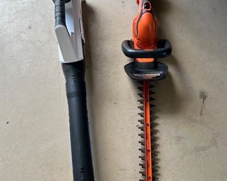 Cordless Electric Blower Cordless Hedge Trimmer