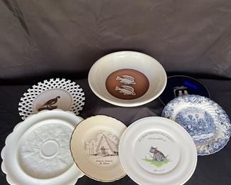 Diverse Collectible Plates