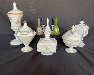 Floral Westmoreland Vintage Milk Glass