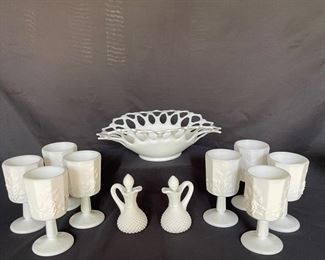 Milk Glass Vases