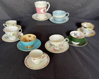 Mix of China Tea Cups