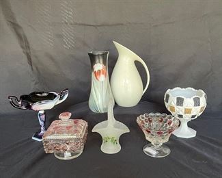 Mix of Milk Glass China