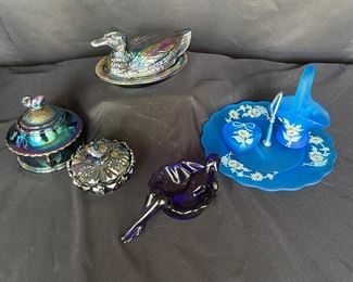 Rare Westmorland Amethyst Vintage Glass