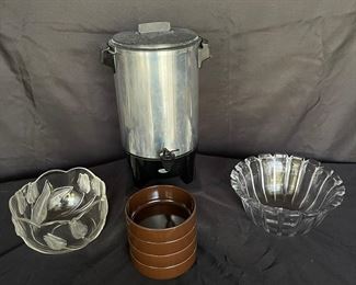 Vintage Automatic Electric Percolator Crystal