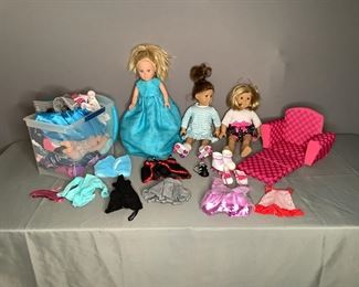  American Girl and Other Dolls and Accessories
