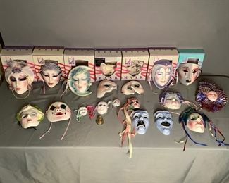 Decorative Hand Painted Masks