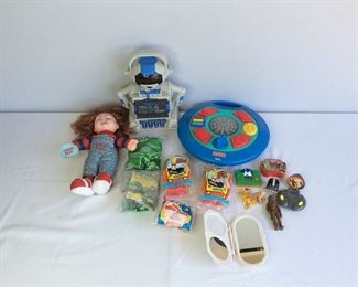 Fisher Price Smart Tech Toy, Tiger 2-XL Robot and McDonalds Toys