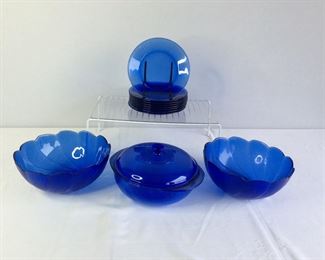 Cobalt Blue Dishes, including Pyrex and More