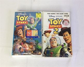  NEW VHS Disney's Toy Story and Toy Story 2