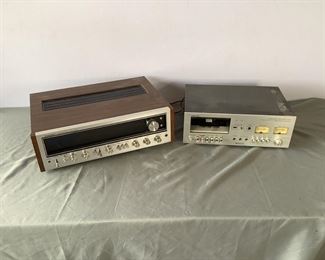 Pioneer Stereo Receiver, Toshiba Stereo Cassette Deck