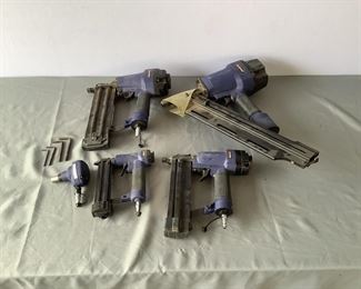 Campbell Hausfeld Tool Kit Including Nailer/Stapler, Micro Pin Nailer, and More
