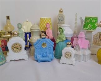 Avon Clocks, Lamps, Bells Ladies