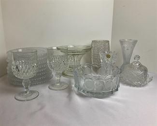 Avon Cut Glass Plates More