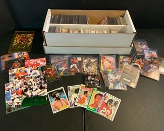 Box Full Of Mostly John Elway Denver Broncos Cards Plus More