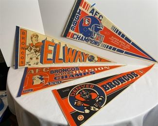 Broncos Elway Pennants
