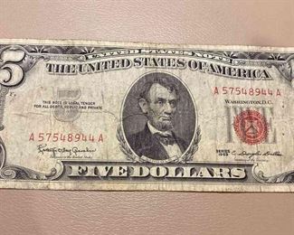 Dollar Red Seal Bank Note