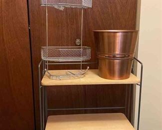 Foldable Shelf, Hanging Shelf And Trashcan
