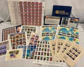 Full Sheet Stamps Including Elvis More