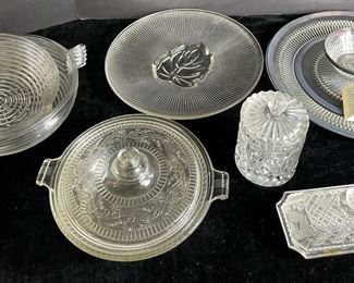 Glass Serving Platters Bowls