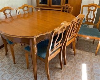 Kitchen Table Six Chairs