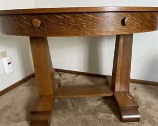 Large Oak Side Table