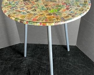 Legged Stamps Side Table