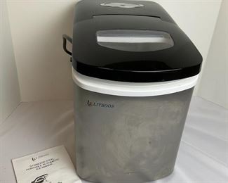 Litboos Stainless Steel Portable Automatic Ice Maker