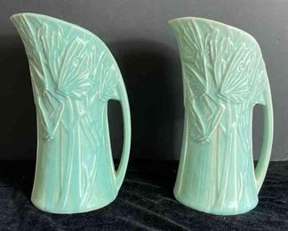 McCoy Pottery Pitchers With Butterflies