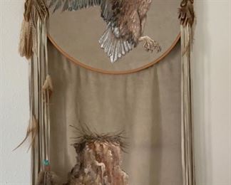 Native American Wall Hanging, artist not verified