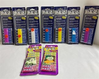 PEZ Peppermint Glowing Ghost Stickers Candy Pkgs