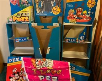 PEZ Point Of Purchase Displays