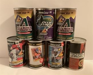 Pinnacle Sports Card in a Can