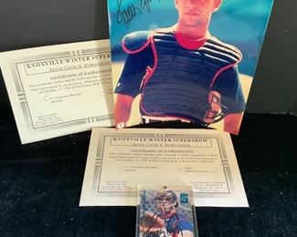 Signed Javier Lopez Tops Card 8x10 Photo