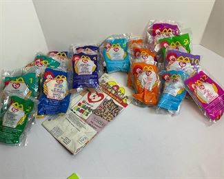 Teenie Beanie Babies Lot 6, 3 Iggy