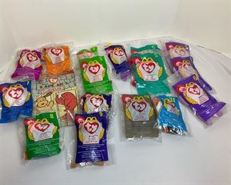 Teenie Beanie Baby Lot 2, 3 Happy