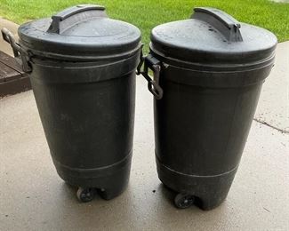 Two Garbage Cans