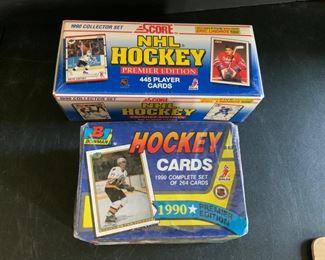 Two Factory Sealed Boxes Of Score Bowman Hockey Cards