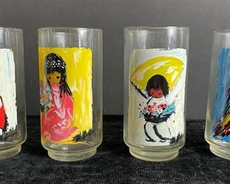 Vintage DeGrazia Libbey Glasses