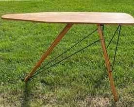Vintage Folding Wood Ironing Board