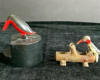 Vintage Mechanical Toothpick Dispensers