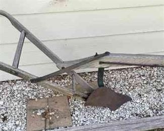 Vintage Walk Behind Plow